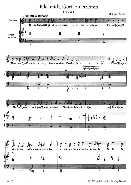 Kleine geistliche Konzerte, Heft 1 協奏曲 騎熊士版 | 小雅音樂 Hsiaoya Music