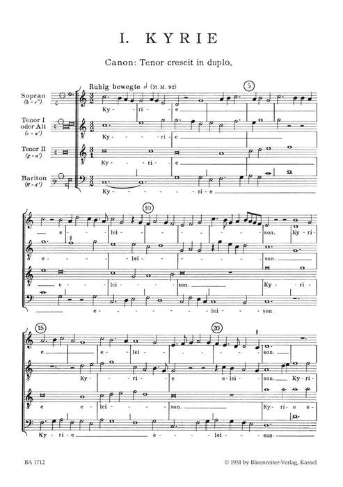 Missa super "Se la face ay pale" 騎熊士版 | 小雅音樂 Hsiaoya Music