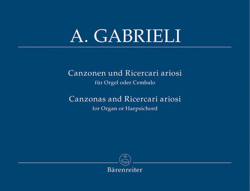Canzonen und Ricercari ariosi für Orgel oder Cembalo 騎熊士版 | 小雅音樂 Hsiaoya Music