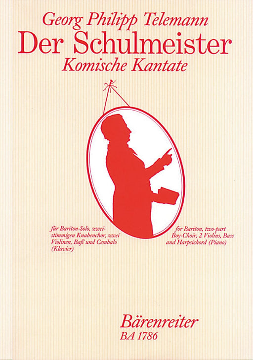 Der Schulmeister -Komische Kantate- Comic Cantata 泰勒曼 清唱劇 騎熊士版 | 小雅音樂 Hsiaoya Music
