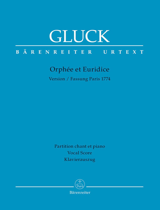 Orphée et Euridice -Tragédie-opéra (Drame héro´que) in three acts- (Paris Version 1774) Tragédie-opéra (Drame héroïque) in 3 acts 騎熊士版 | 小雅音樂 Hsiaoya Music