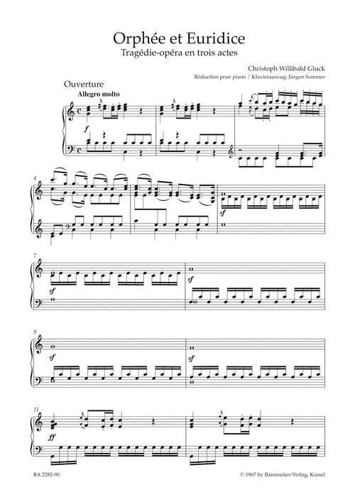 Orphée et Euridice -Tragédie-opéra (Drame héro´que) in three acts- (Paris Version 1774) Tragédie-opéra (Drame héroïque) in 3 acts 騎熊士版 | 小雅音樂 Hsiaoya Music