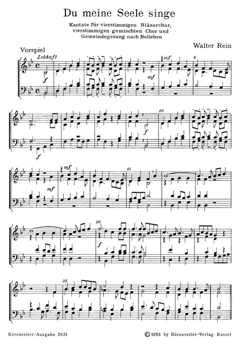 Du meine Seele, singe -Choralkantate- Chorale Cantata 合唱聖詠清唱劇 騎熊士版 | 小雅音樂 Hsiaoya Music