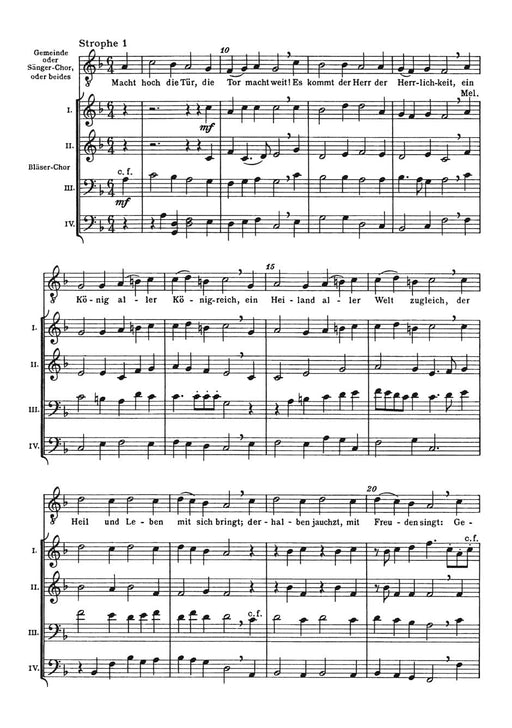 Macht hoch die Tür, die Tor macht weit -Choralkantate- Chorale Cantata 合唱聖詠清唱劇 騎熊士版 | 小雅音樂 Hsiaoya Music