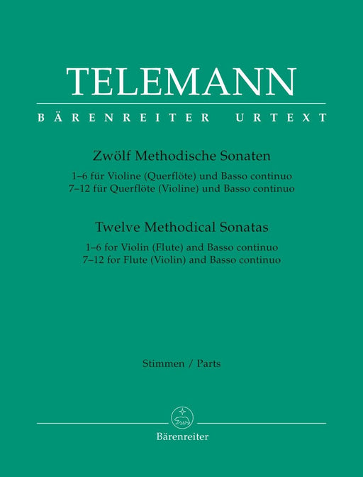 Zwölf Methodische Sonaten (Hamburg 1728 und 1732) 泰勒曼 騎熊士版 | 小雅音樂 Hsiaoya Music