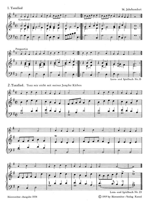 Spielbuch für ein Melodieinstrument und Klavier (Cembalo) (Band 1) 騎熊士版 | 小雅音樂 Hsiaoya Music