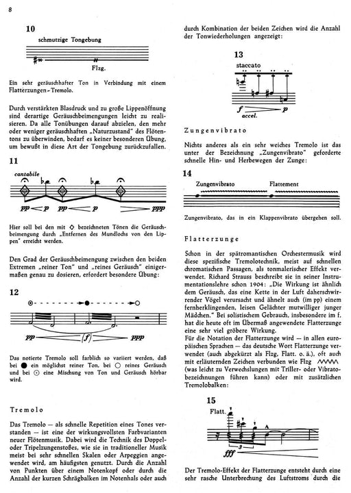 Neue Spieltechniken in der Querflötenmusik nach 1950 -Ergänzung zum "Lern- und Spielbuch für Flöte"- 騎熊士版 | 小雅音樂 Hsiaoya Music