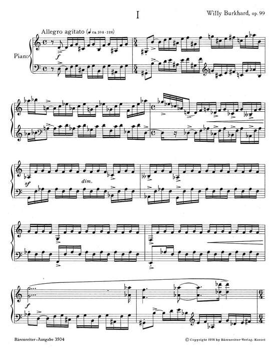 Six préludes op. 99 (1953/1955) 布哈德威利 騎熊士版 | 小雅音樂 Hsiaoya Music