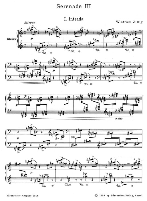 Serenade Nr. 3 (1931) 小夜曲 騎熊士版 | 小雅音樂 Hsiaoya Music