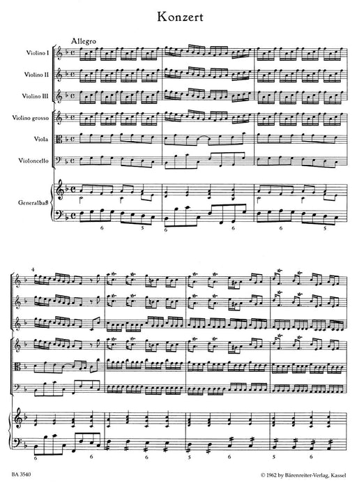 Concerto for three Violins, Strings and Basso Continuo F major TWV 53:F1 (Tafelmusik II) 泰勒曼 協奏曲 小提琴 弦樂 宴席音樂 騎熊士版 | 小雅音樂 Hsiaoya Music