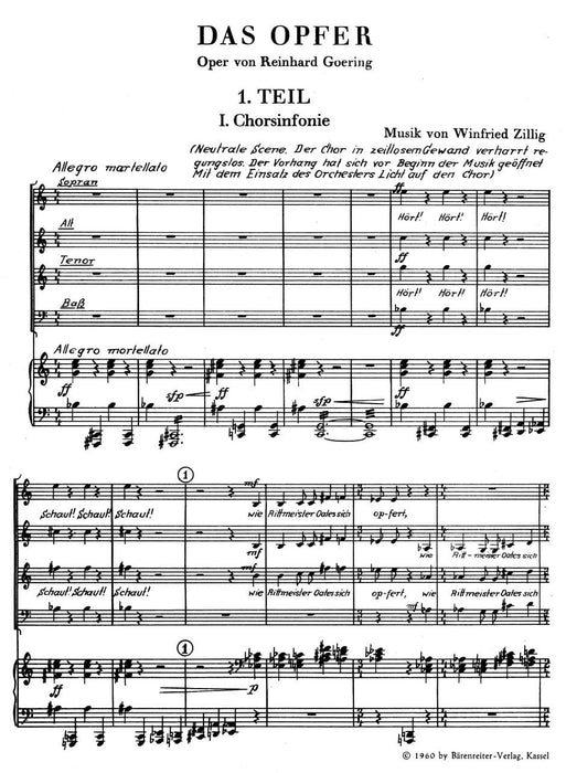 Das Opfer (1937) -Oper in drei Teilen- Opera in 3 parts 歌劇 騎熊士版 | 小雅音樂 Hsiaoya Music