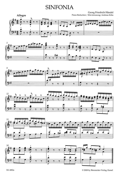 Athalia HWV 52 -Oratorio in three parts- Oratorio in 3 parts 韓德爾 三聲部神劇 騎熊士版 | 小雅音樂 Hsiaoya Music