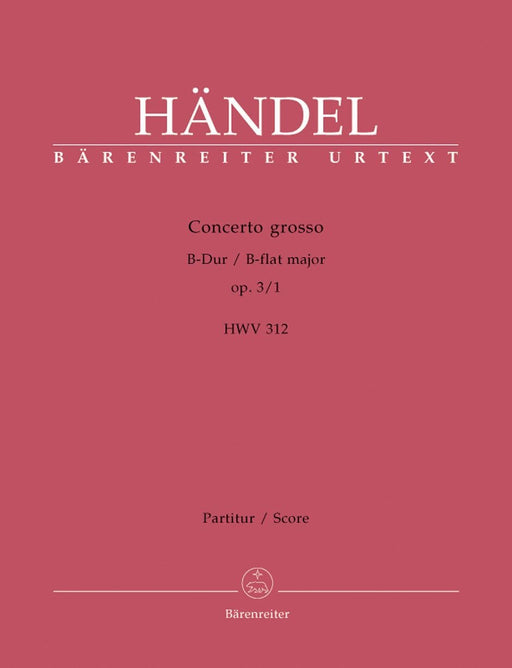 Concerto grosso B-flat major HWV 312 韓德爾 大協奏曲 騎熊士版 | 小雅音樂 Hsiaoya Music