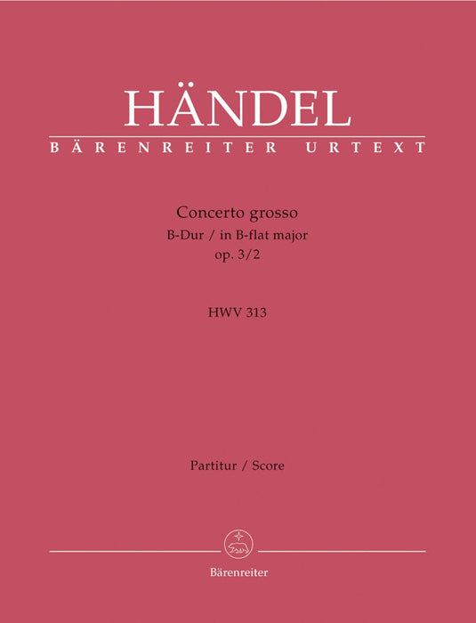 Concerto grosso B-flat major HWV 313 韓德爾 大協奏曲 騎熊士版 | 小雅音樂 Hsiaoya Music