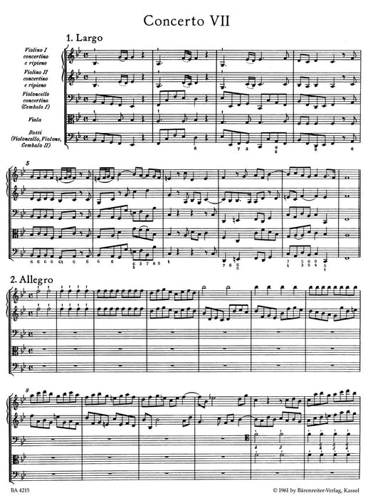 Concerto grosso B-Dur op. 6/7 HWV 325 韓德爾 大協奏曲 騎熊士版 | 小雅音樂 Hsiaoya Music
