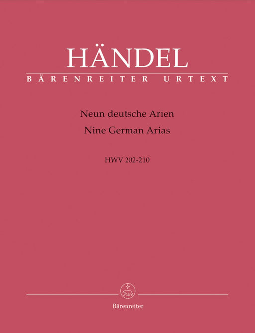 Nine German Arias HWV 202-210 韓德爾 詠唱調 騎熊士版 | 小雅音樂 Hsiaoya Music
