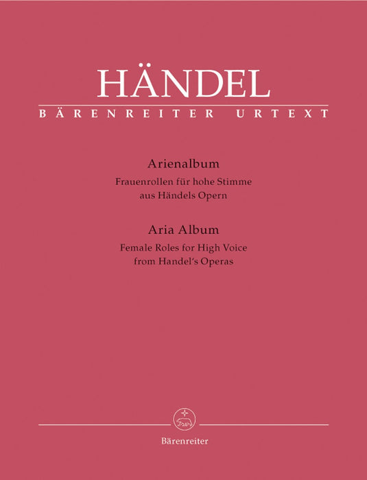 Aria Albums from Handel's Operas -Female Roles for High Voice- Female Roles for High Voice 韓德爾 詠唱調 歌劇 高音 騎熊士版 | 小雅音樂 Hsiaoya Music