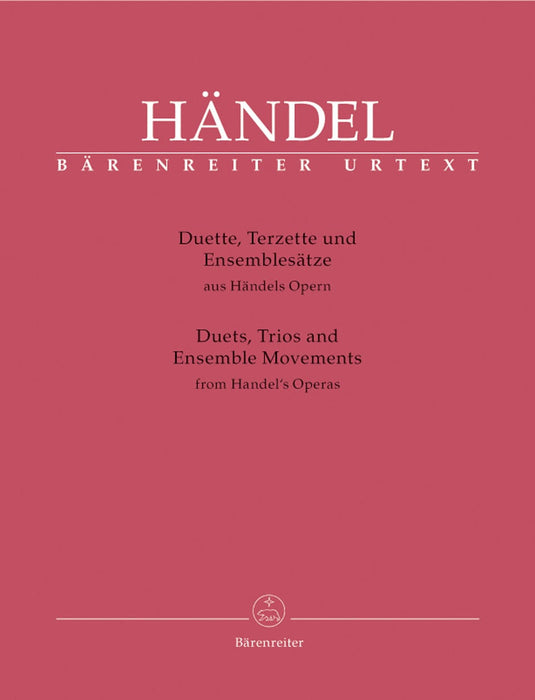 Duets, Trios and Ensemble Scenes from Handel's Operas 韓德爾 二重奏 三重奏 歌劇 騎熊士版 | 小雅音樂 Hsiaoya Music
