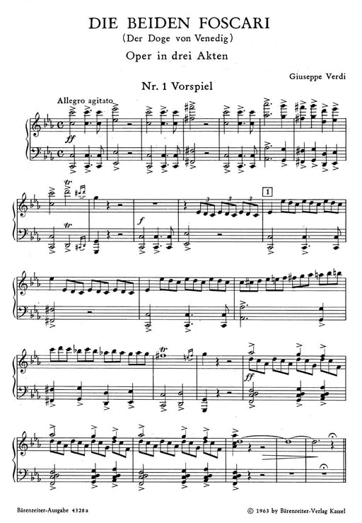 Die beiden Foscari - Der Doge von Venedig - I due Foscari -Oper in 3 Akten- Opera in 3 acts 歌劇 騎熊士版 | 小雅音樂 Hsiaoya Music