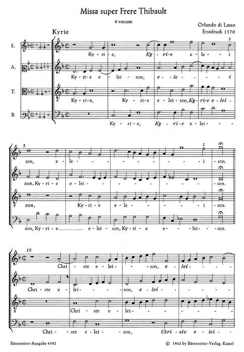 Missa super "Frére Thibault" 騎熊士版 | 小雅音樂 Hsiaoya Music