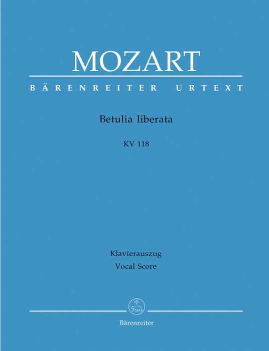 Betulia liberata K. 118 (74c) -Azione sacra in two parts- Azione sacra in two parts 莫札特 騎熊士版 | 小雅音樂 Hsiaoya Music