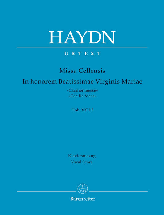 Missa Cellensis in honorem Beatissimae Virginis Mariae Hob.XXII:5 "Cecilia Mass" 海頓 詠唱調 彌撒曲 騎熊士版 | 小雅音樂 Hsiaoya Music