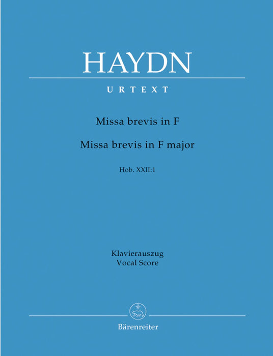 Missa brevis F major Hob. XXII:1 (Frühe Streicherfassung und spätere Fassung mit Wind Instrumentsn und Pauken) 海頓 管樂 騎熊士版 | 小雅音樂 Hsiaoya Music