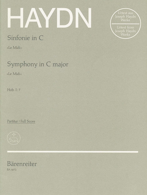 Symphony Nr. 7 in C major Hob.I:7 "Le Midi" -With 2 violino and 1 violoncello concertato- With 2 Violins and 1 Violoncello concertato 海頓 交響曲 小提琴 大提琴音樂會 騎熊士版 | 小雅音樂 Hsiaoya Music