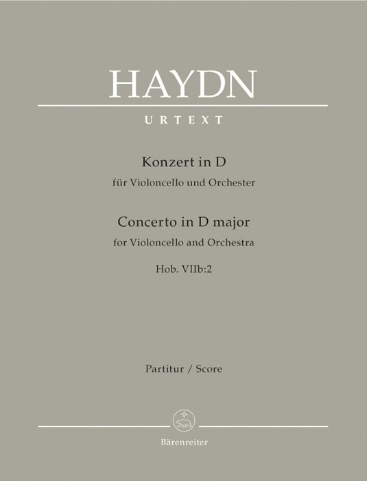 Concerto for Violoncello and Orchestra D major Hob. VIIb:2 海頓 協奏曲 大提琴 管弦樂團 騎熊士版 | 小雅音樂 Hsiaoya Music