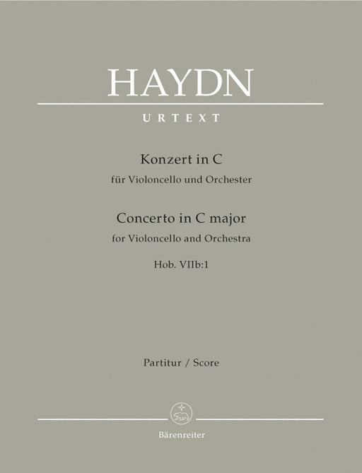 Concerto for Violoncello and Orchestra C major Hob.VIIb:1 海頓 協奏曲 大提琴 管弦樂團 騎熊士版 | 小雅音樂 Hsiaoya Music