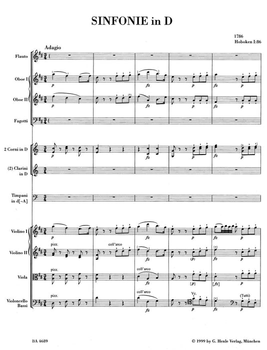 Symphony D major Hob. I:86 海頓 交響曲 騎熊士版 | 小雅音樂 Hsiaoya Music