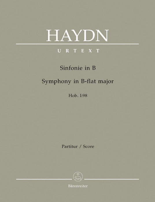 Symphony B-flat major Hob. I:98 海頓 交響曲 騎熊士版 | 小雅音樂 Hsiaoya Music