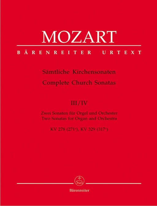 Complete Church Sonatas, Volume 3/4 -Two Sonatas for Organ and Orchestra Two Sonatas 莫札特 奏鳴曲 管風琴 管弦樂團 奏鳴曲 騎熊士版 | 小雅音樂 Hsiaoya Music