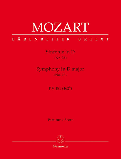 Symphony Nr. 23 D major K. 181 (162b) 莫札特 交響曲 騎熊士版 | 小雅音樂 Hsiaoya Music