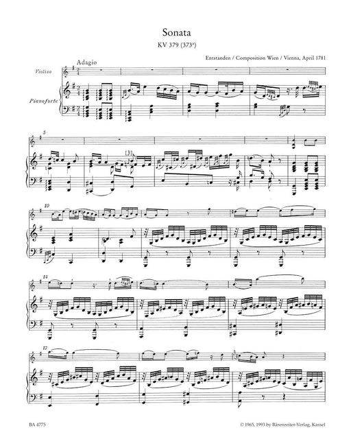 Sonatas for Piano and Violin -Early Viennese Sonatas- Early Viennese Sonatas 莫札特 奏鳴曲 鋼琴 小提琴 騎熊士版 | 小雅音樂 Hsiaoya Music
