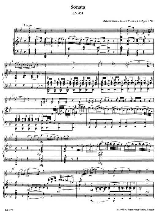 Sonatas for Piano and Violin -Late Viennese Sonatas- Late Viennese Sonatas 莫札特 奏鳴曲 鋼琴 小提琴 騎熊士版 | 小雅音樂 Hsiaoya Music