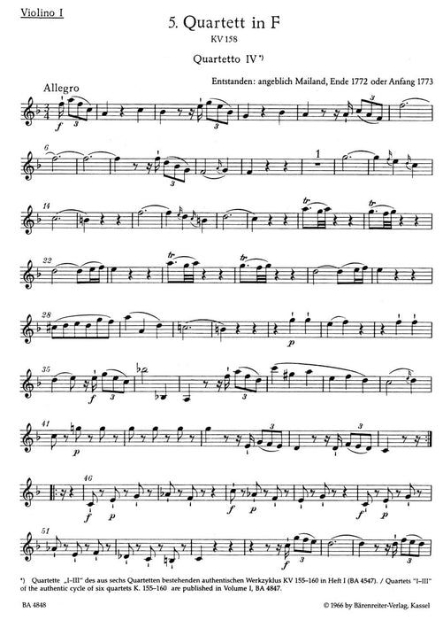 The Thirteen Early String Quartets, Volume II Nr. 5-7 莫札特 弦樂 四重奏 騎熊士版 | 小雅音樂 Hsiaoya Music