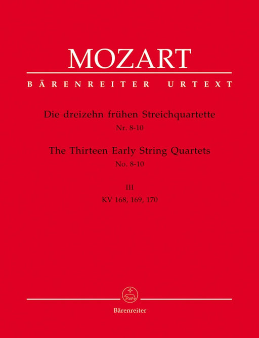 The Thirteen Early String Quartets, Volume III Nr. 8-10 莫札特 弦樂 四重奏 騎熊士版 | 小雅音樂 Hsiaoya Music