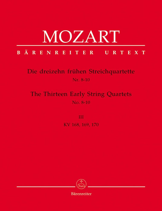 The Thirteen Early String Quartets, Volume III Nr. 8-10 莫札特 弦樂 四重奏 騎熊士版 | 小雅音樂 Hsiaoya Music