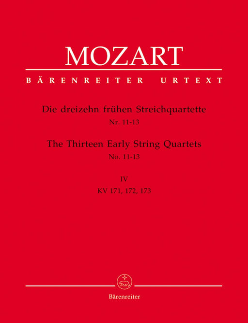 The Thirteen Early String Quartets, Volume IV Nr. 11-13 莫札特 弦樂 四重奏 騎熊士版 | 小雅音樂 Hsiaoya Music