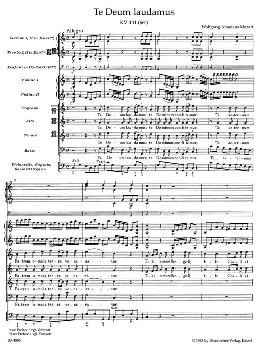 Te Deum laudamus K. 141 (66b) 莫札特 讚美詩 騎熊士版 | 小雅音樂 Hsiaoya Music