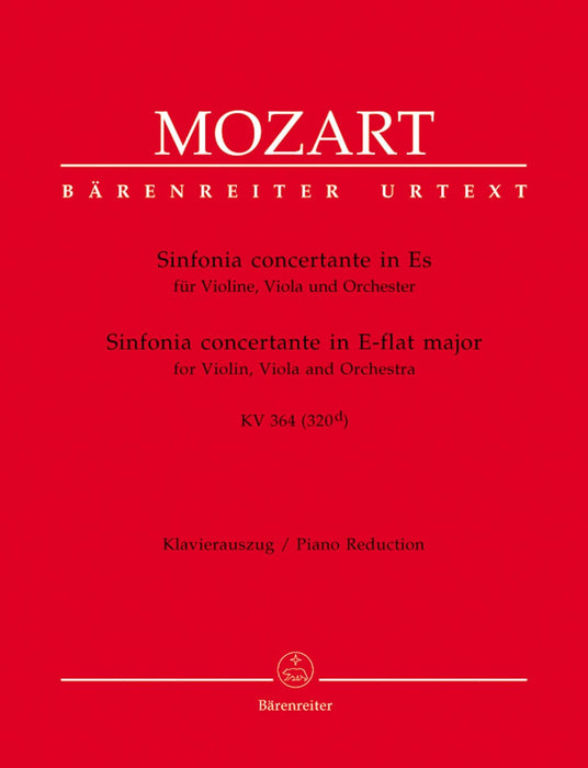 Sinfonia concertante for Violin, Viola and Orchestra E-flat major K. 364 (320d) 莫札特 交響曲 複協奏曲 小提琴 中提琴 管弦樂團 騎熊士版 | 小雅音樂 Hsiaoya Music