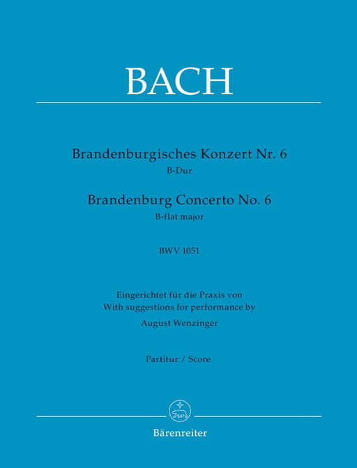 Brandenburg Concerto Nr. 6 B-flat major BWV 1051 巴赫約翰瑟巴斯提安 布蘭登堡協奏曲 騎熊士版 | 小雅音樂 Hsiaoya Music