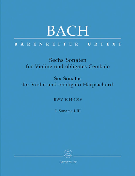 Six Sonatas for Violin and Obbligato Harpsichord BWV 1014-1016 -Sonatas I-III- (Volume I) Sonatas I-III 巴赫約翰瑟巴斯提安 奏鳴曲 小提琴 大鍵琴 奏鳴曲 騎熊士版 | 小雅音樂 Hsiaoya Music