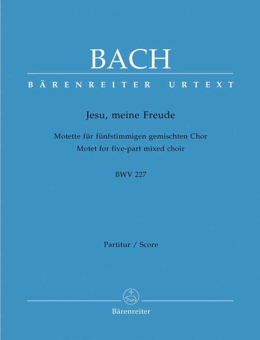 Jesu, meine Freude for five-part Mixed choir E minor BWV 227 -Motet- Motet 巴赫約翰瑟巴斯提安 經文歌 騎熊士版 | 小雅音樂 Hsiaoya Music