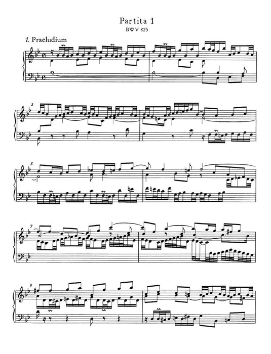 Six Partitas BWV 825-830 -First Part of the Clavier Übung- First Part of the Clavier Übung 巴赫約翰瑟巴斯提安 組曲 騎熊士版 | 小雅音樂 Hsiaoya Music