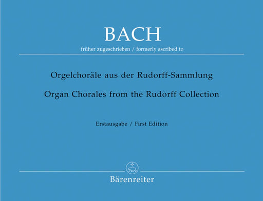 Orgelchoräle aus der RudOrff instr.-Sammlung 巴赫約翰瑟巴斯提安 騎熊士版 | 小雅音樂 Hsiaoya Music