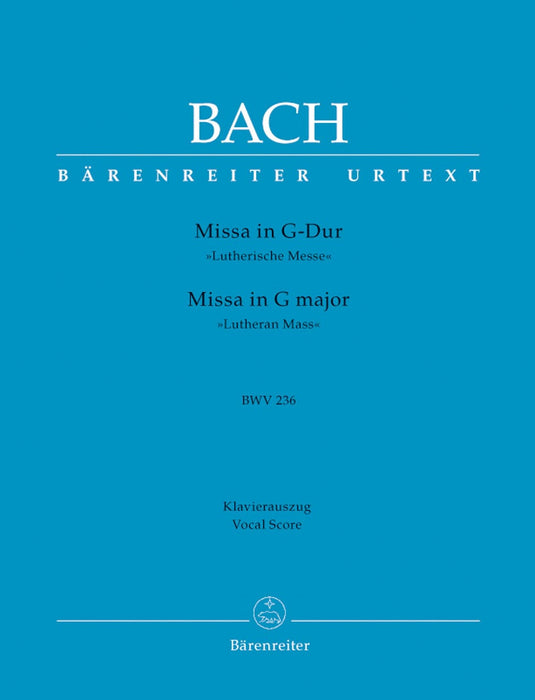 Mass G major BWV 236 "Lutheran Mass 4" 巴赫約翰瑟巴斯提安 彌撒曲 騎熊士版 | 小雅音樂 Hsiaoya Music
