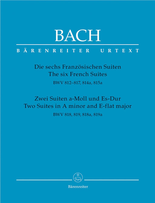 The Six French Suites / Two Suites in A minor and E-flat major BWV 812-819 巴赫約翰瑟巴斯提安 法國組曲 騎熊士版 | 小雅音樂 Hsiaoya Music