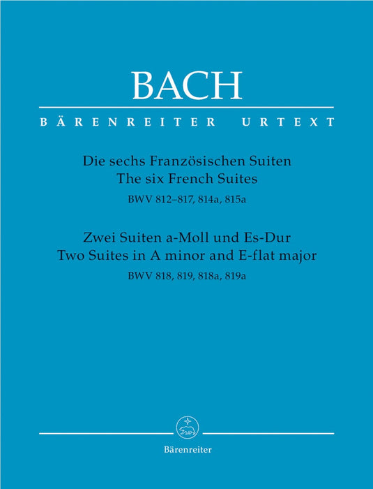 The Six French Suites / Two Suites in A minor and E-flat major BWV 812-819 巴赫約翰瑟巴斯提安 法國組曲 騎熊士版 | 小雅音樂 Hsiaoya Music